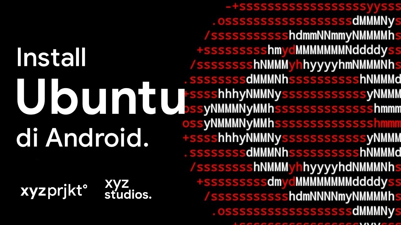 gambar instal ubuntu di android