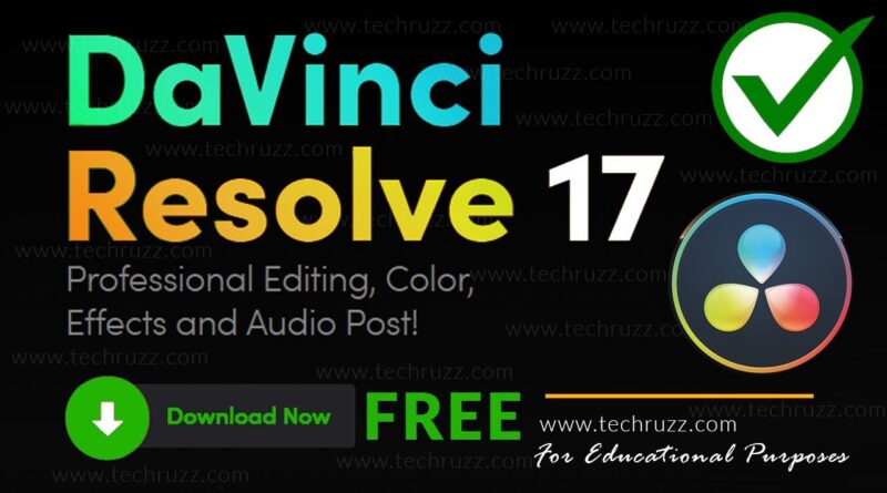 Davinci resolve 17 free download for pc