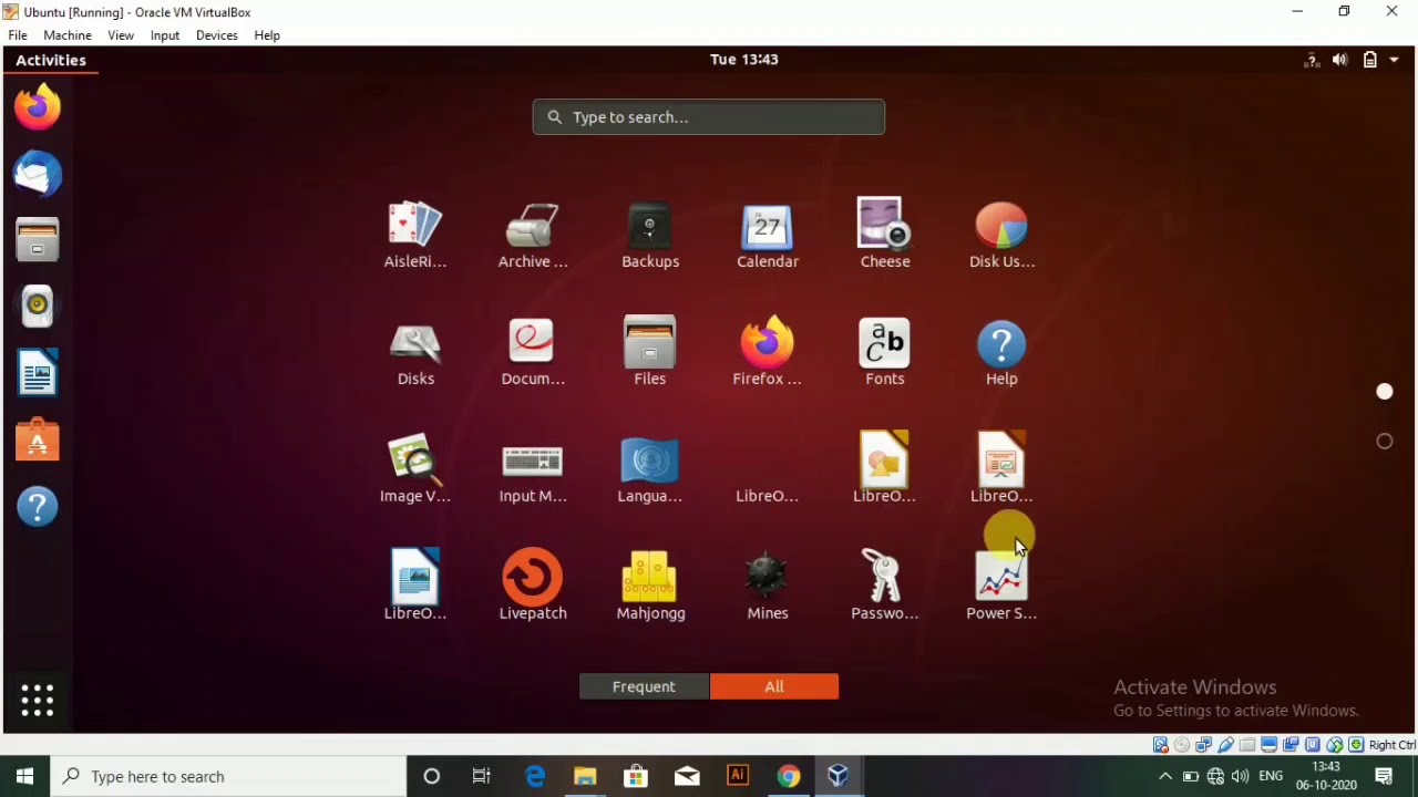 ubuntu on virtualbox windows 10