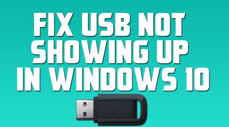 Usb Drive Not Showing Up Ubuntu