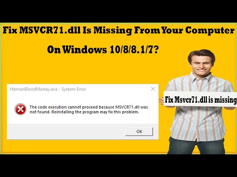 How To Fix MSVCR71.dll Is Missing From Your Computer On ...