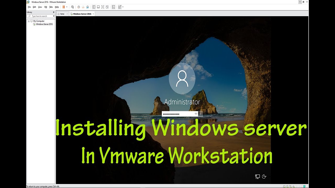 Как установить windows server 2016 на vmware