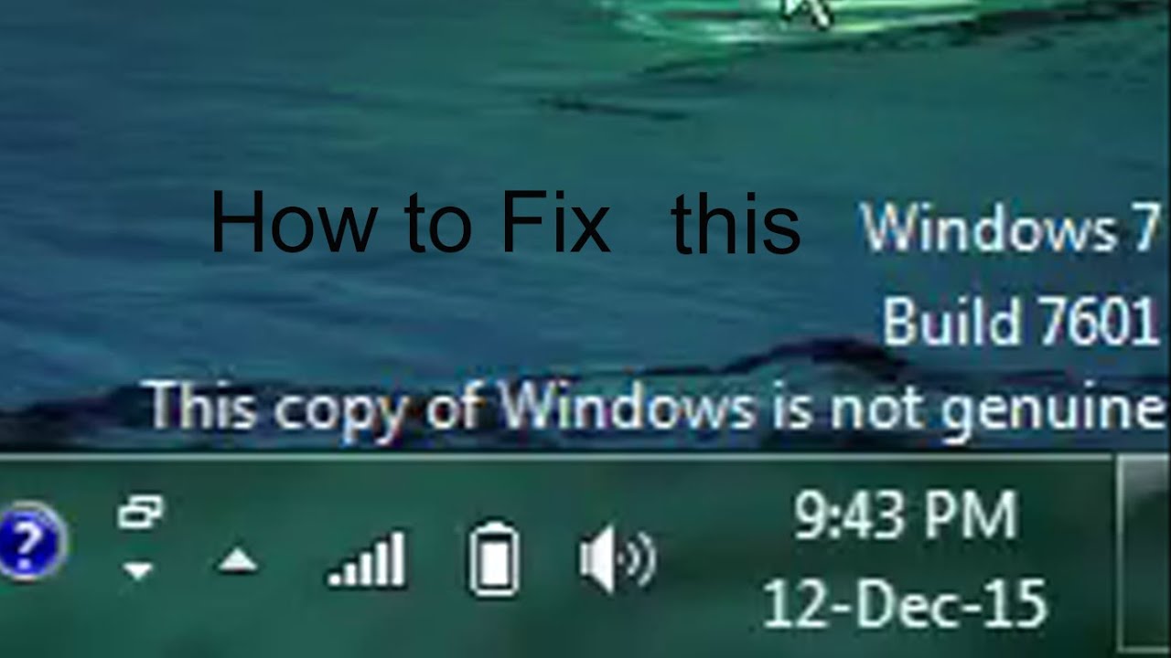wga remover windows 7 build 7601