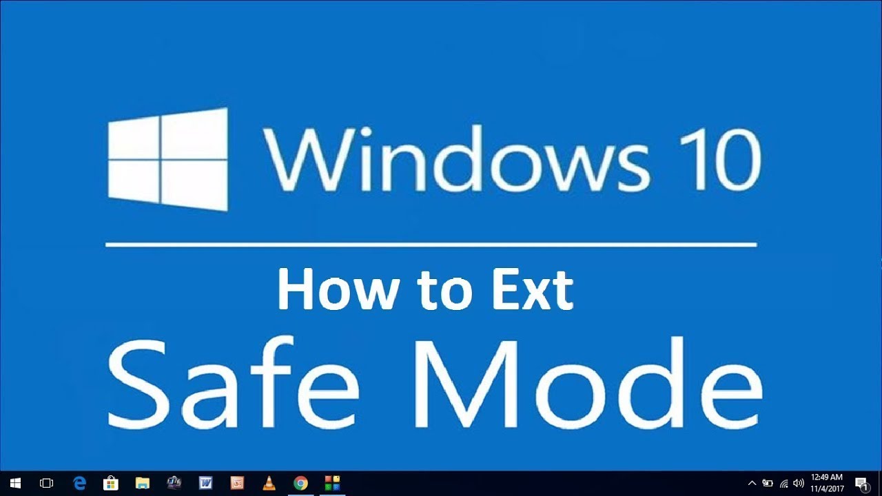 How To Boot Into Safe Mode In Windows 10 Benisnous 1407