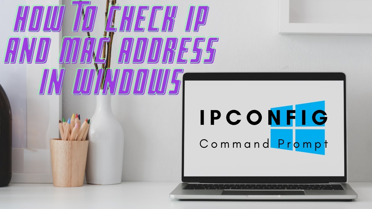 how to find mac address using ip address in cmd