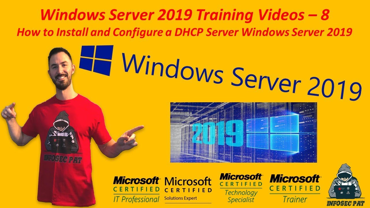 How To Install & Configure A DHCP Server Windows Server 2019 - Video 8 ...