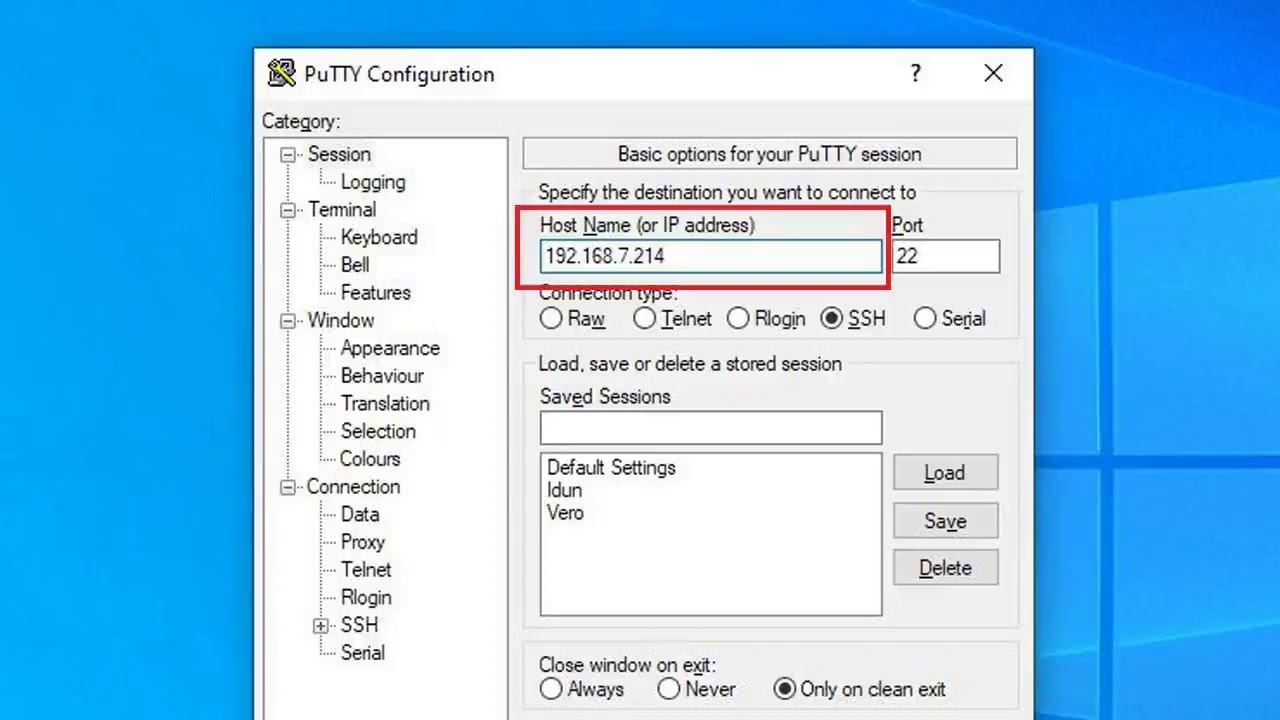 set a static ip on your windows computer