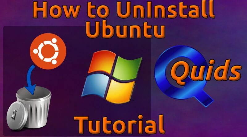 Ubuntu how to uninstall