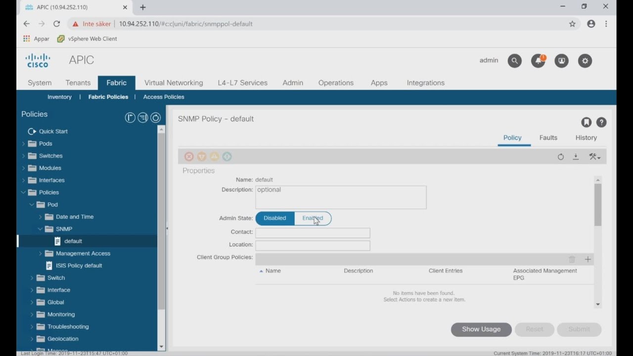 How To Configure Cisco ACI SNMP Monitoring