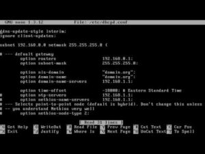 Linux отключить dhcp клиент