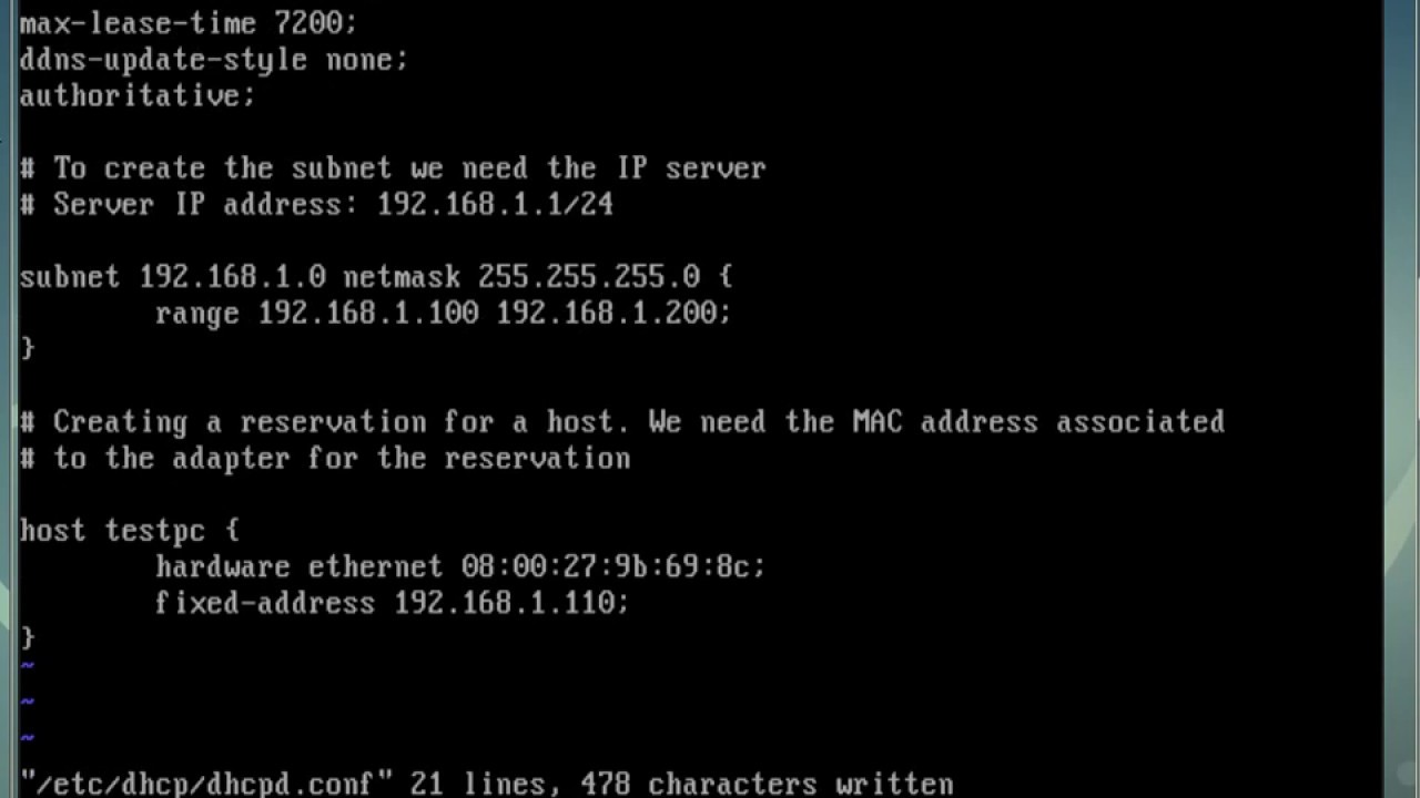 how to configure ip address in linux mint