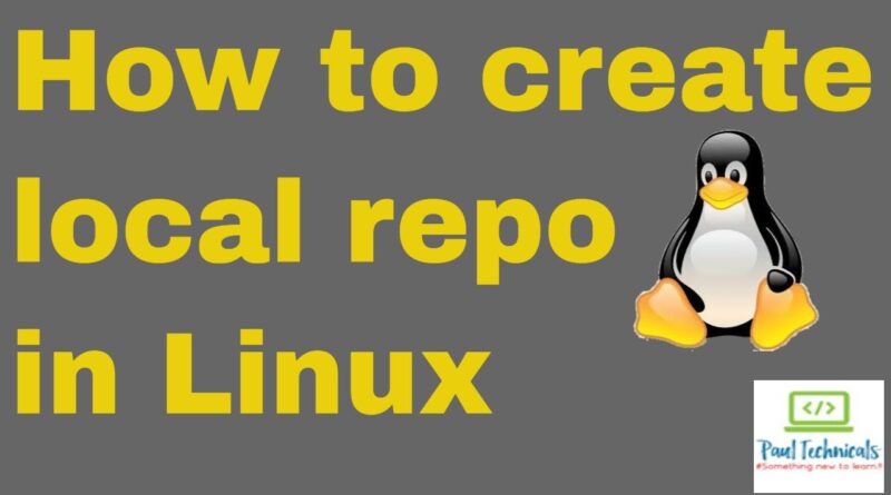 How To Create Local Repository In Rhel 6 Step By Step