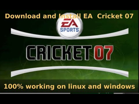 ea sports cricket 2007 download