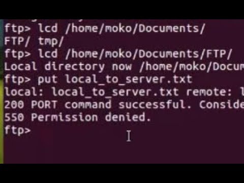 Ftp ошибка 550 ubuntu