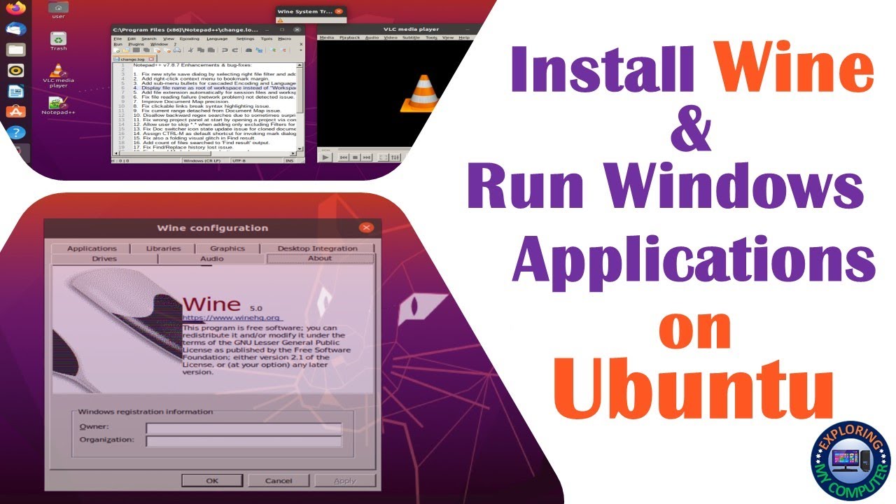 Нет wine в списке приложений ubuntu