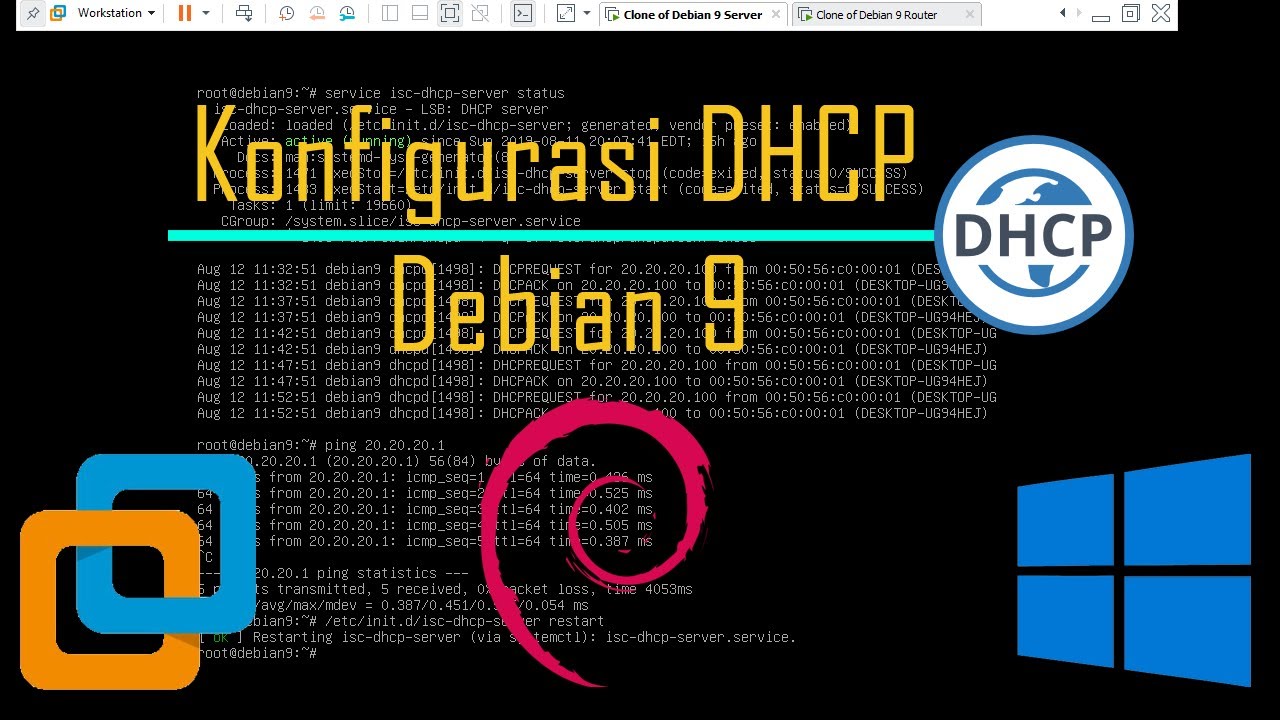 Настройка dhcp сервера debian 10