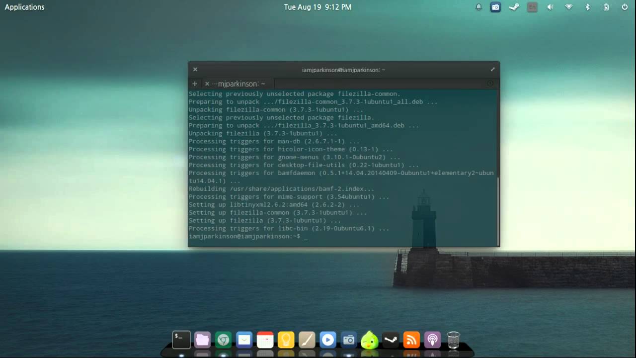 filezilla linux setup