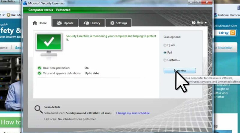 microsoft essential security for windows 7