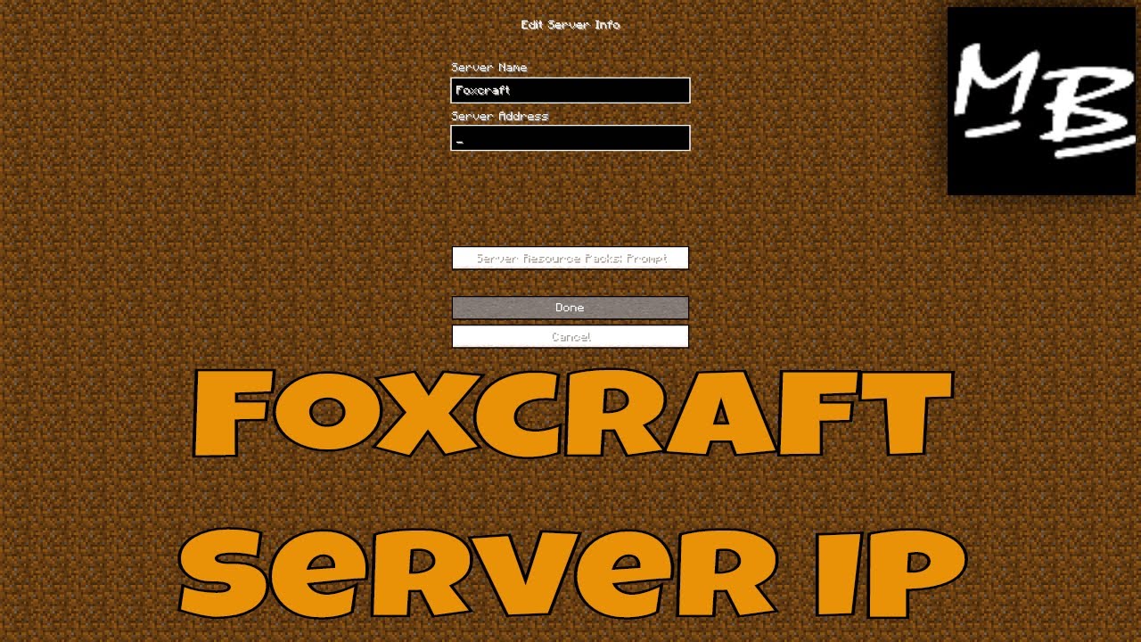 Minecraft Foxcraft Server IP Address > BENISNOUS