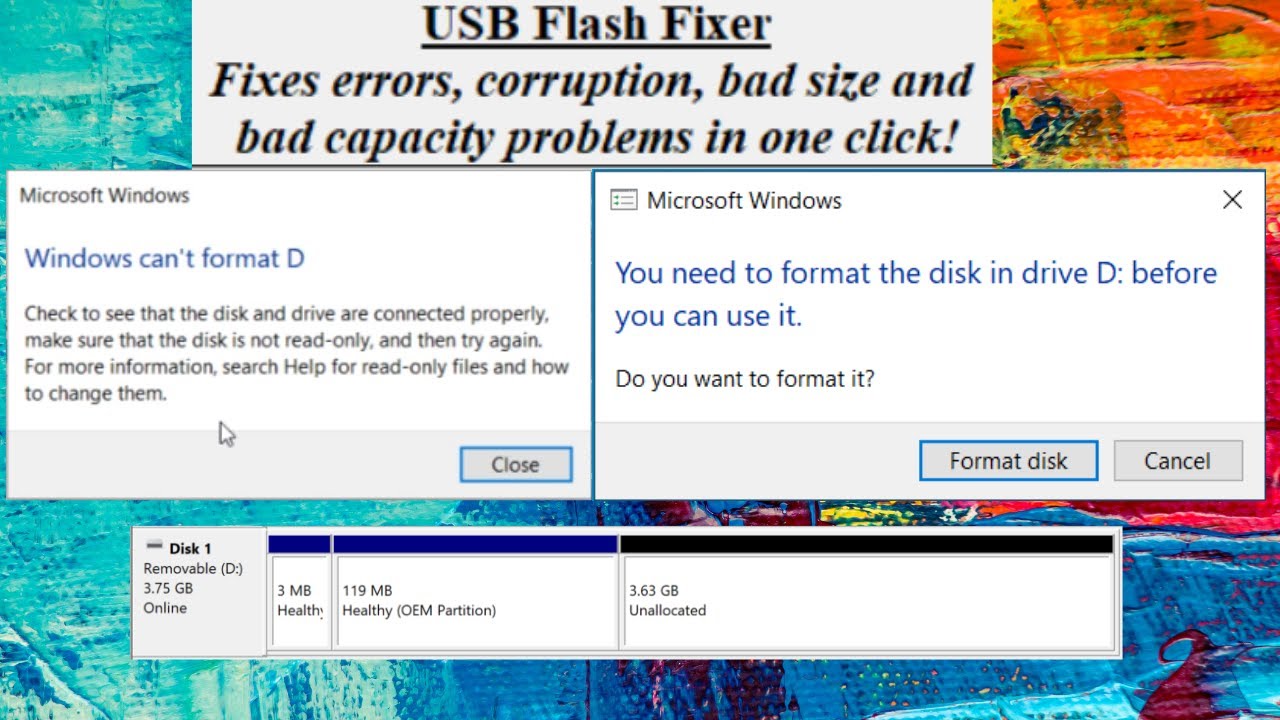 mac not detecting usb flash drive