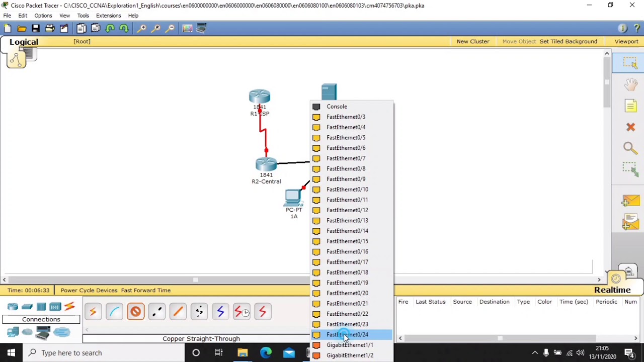 Настройка коммутатора 3 уровня cisco packet tracer