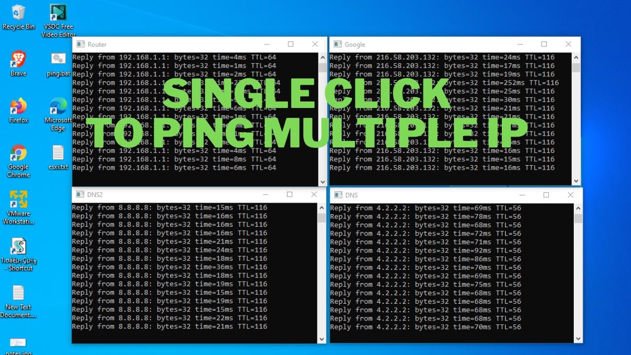 single-click-to-ping-multiple-ip-address-or-domain