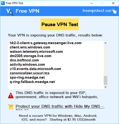 FREE VPN TEST