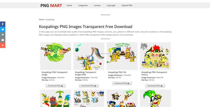 Where to download PNG images with transparent background