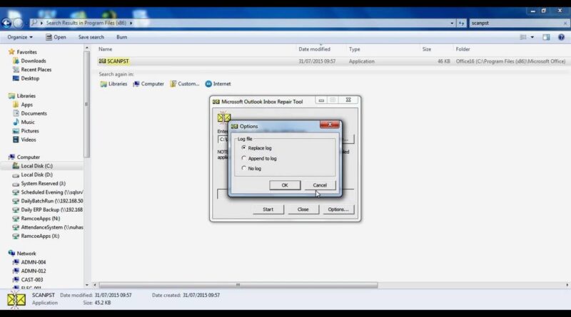 4.How To Repair The Corrupted Outlook File – BENISNOUS