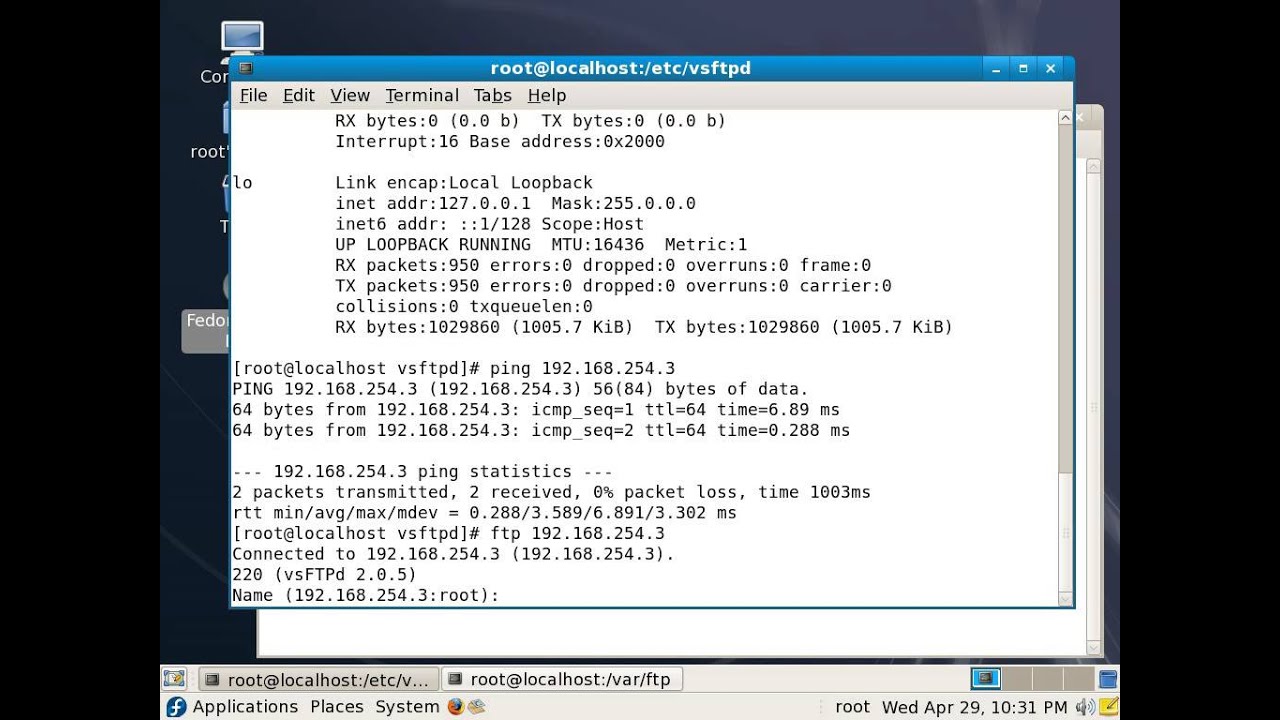 Configure Ftp Server Vsftpd With Anonymous User Benisnous 0221