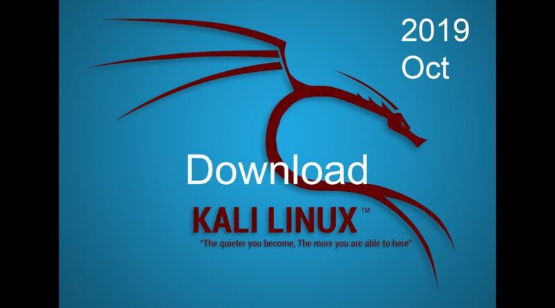 Download Kali Linux @RD WITH IT