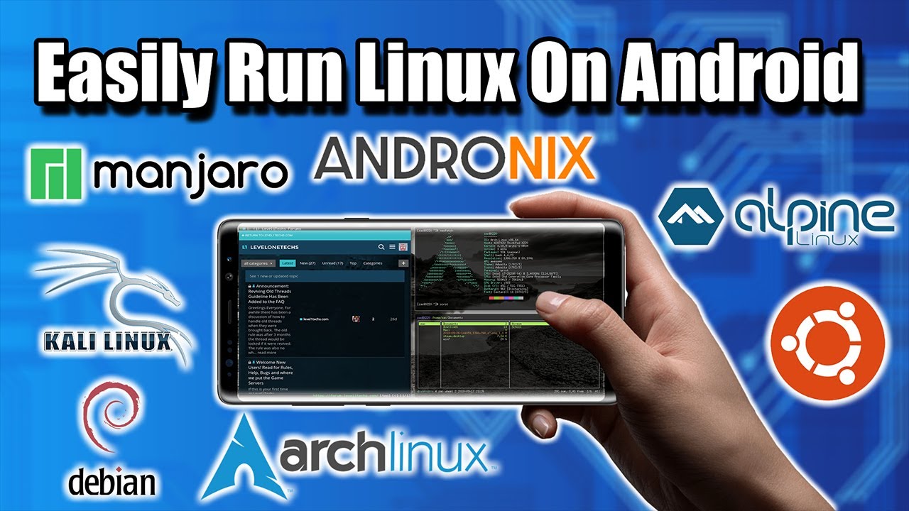 Easily Run Linux On Android With AndroNix Linux Distro on Android