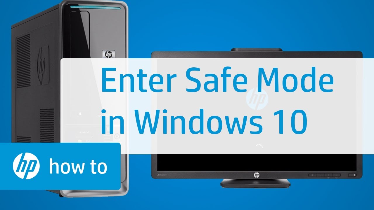 Enter Safe Mode from Windows 10 | HP Computers | HP