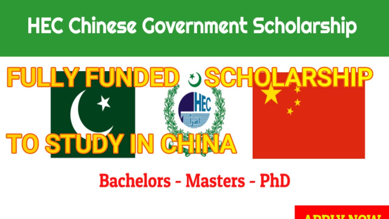 Full funded scholarship to study in China / apply now And get it