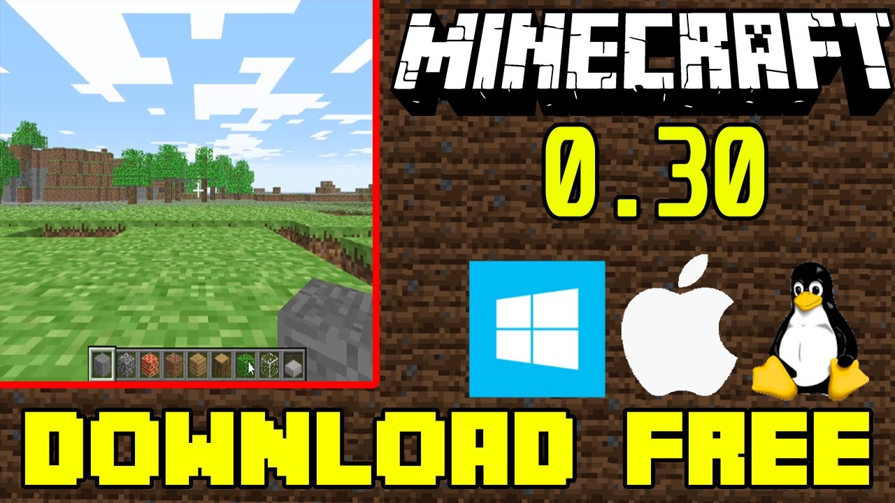 How To Download Minecraft Alpha 0 30 Pc Free Tlauncher Windows Mac Linux