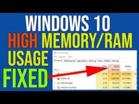 How To Fix High RAM Usage In Windows 10 by (First Solution).