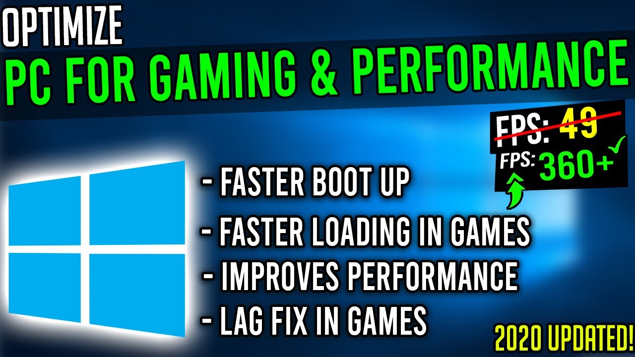 optimize pc for gaming