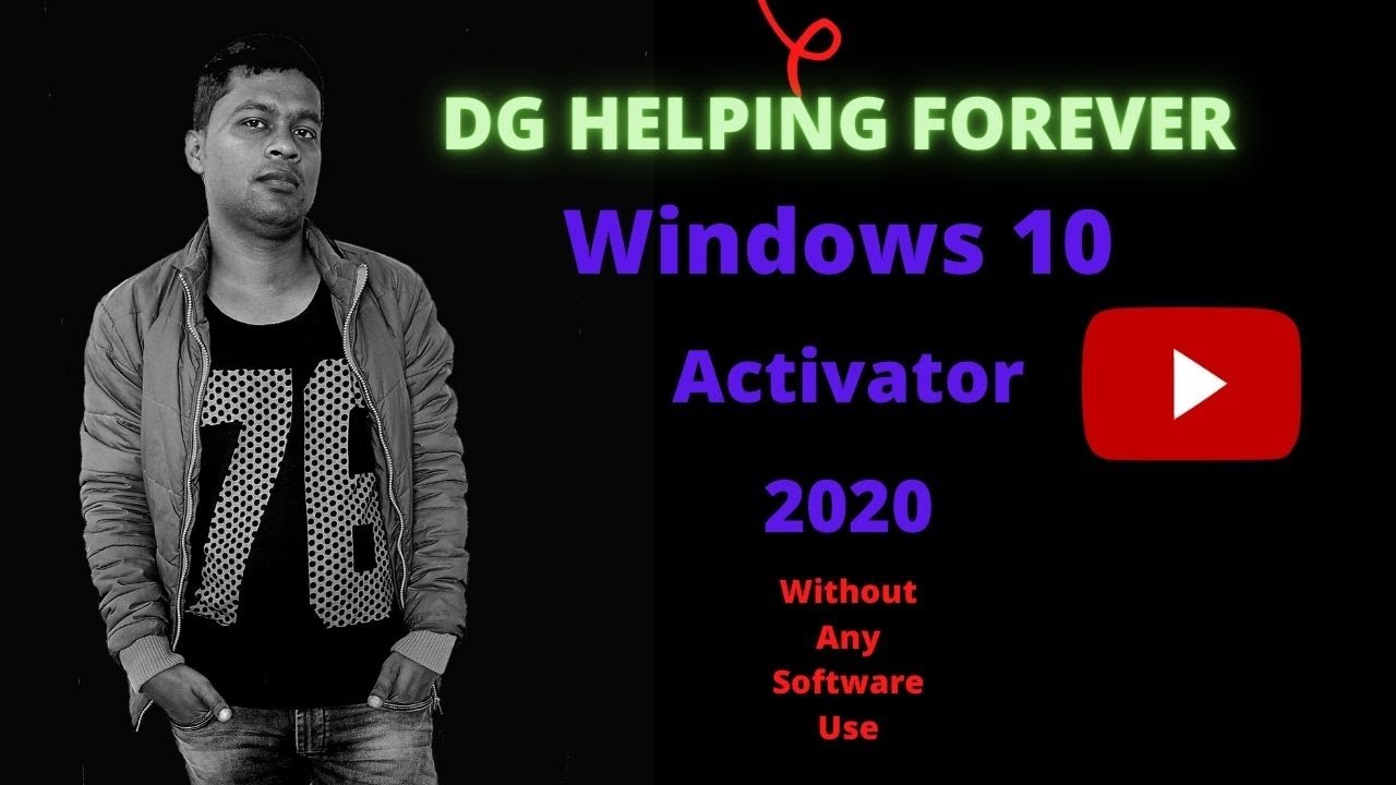 activate windows 10 without software