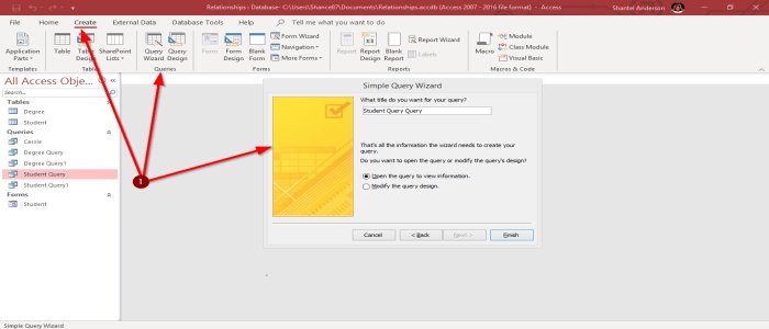 How To Create And Modify Query In Microsoft Access   Riset