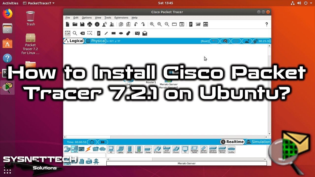 Как установить cisco packet tracer на linux