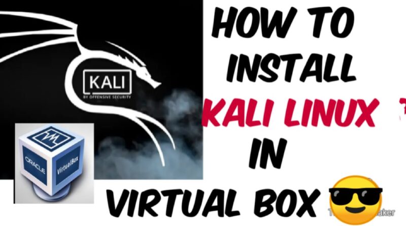 kali linux virtualbox install error