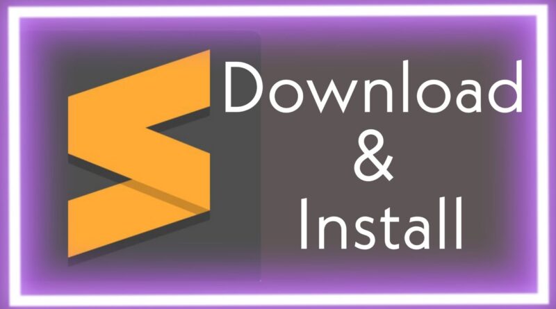 how to download sublime text 3