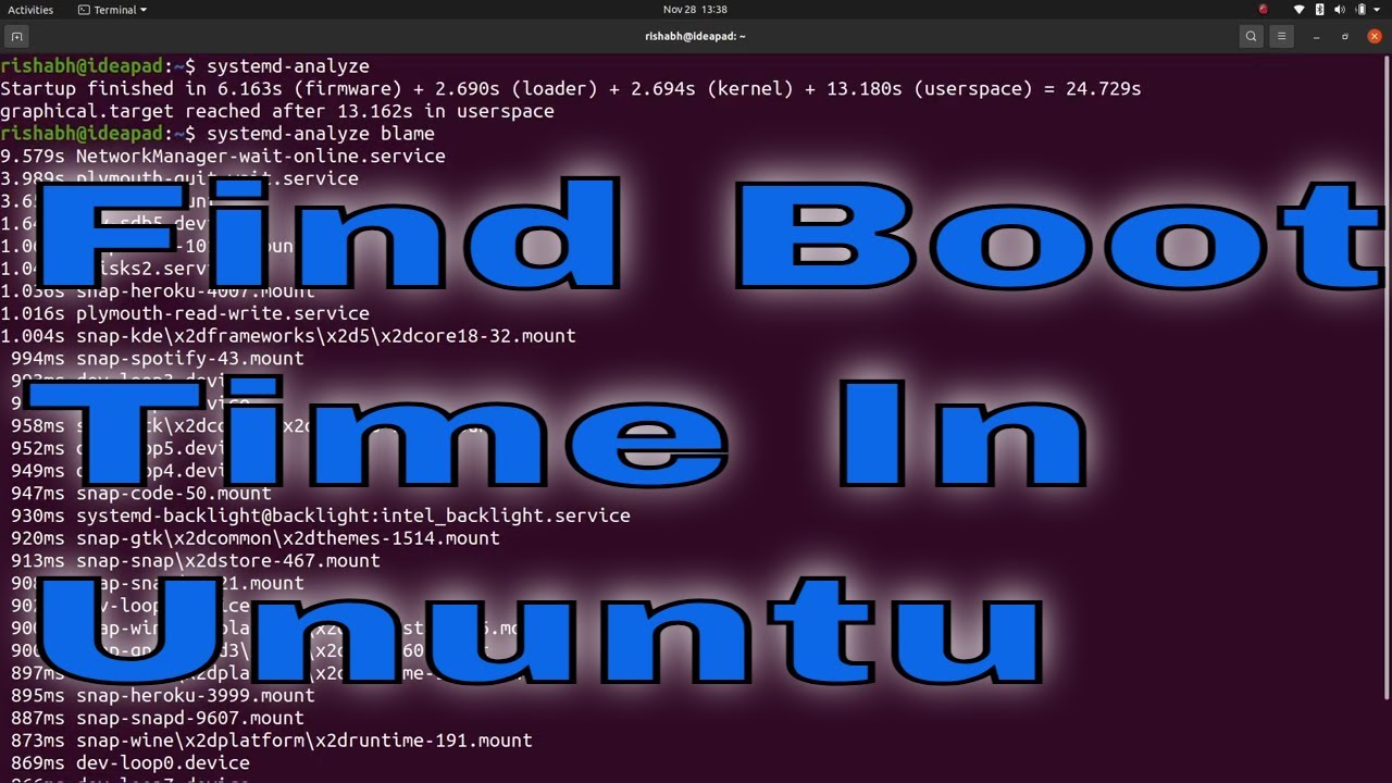 how-to-find-boot-up-time-in-ubuntu