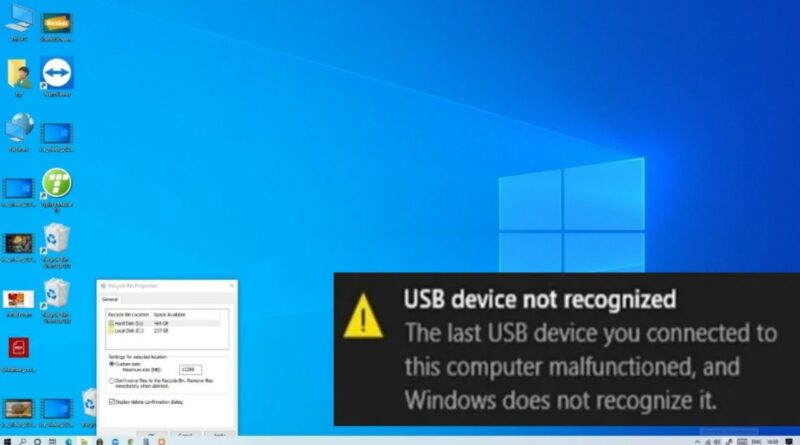 How to fix usb not recognized windows 10 PC laptop,How do I fix USB