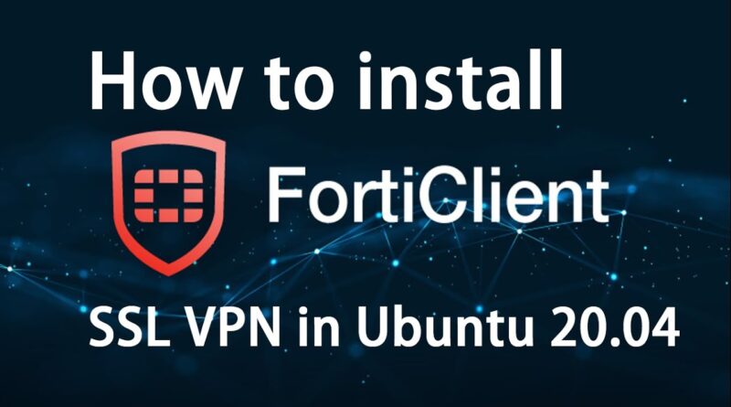 forticlient vpn only install