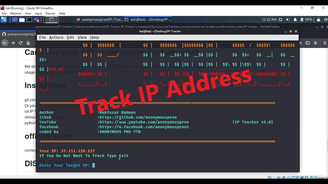 track ip address from email address