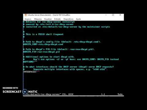 Ubuntu dhcp server настройка