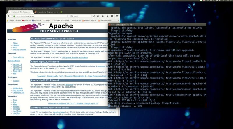 Cara Menggunakan Apache Di Linux