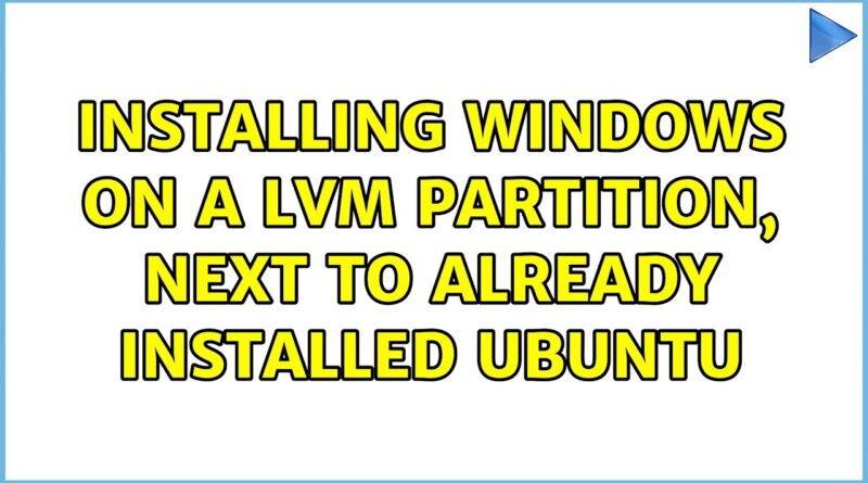 Lvm аналог для windows