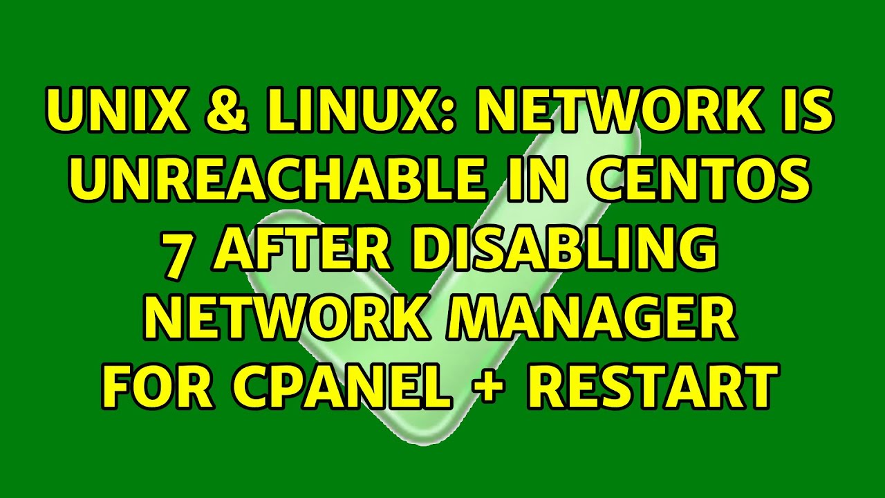 Network is unreachable что за ошибка ubuntu